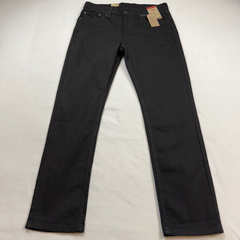 Levis 511 Slim Fit Black Stretch Jeans Mens‎ 33x30 NWT 045112694